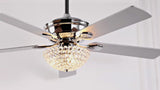 Cammy 52" Traditional Transitional Iron LED CEILING FAN