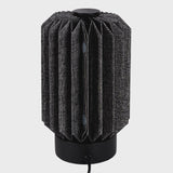 Banks 8.5" Modern Minimalist Paper Pleated Column Accent LED Table Lamp