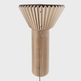 Archer 37" Modern Minimalist Pleated Shade Floor Lamp