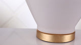 Alba 29" Geometric Ceramic/Metal LED Table Lamp