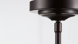 Caroline 16" Metal/Crystal LED Adjustable Chandelier
