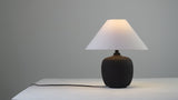 Delphi 18.25" Minimalist Scandinavian Resin/Iron LED Table Lamp Set 2