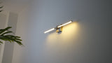 McKenna 28" Modern Minimalist Adjustable Dimmable Integrated LED Metal Wall Sconce