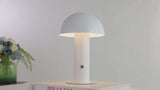 Boletus 10.75" Contemporary Bohemian Rechargeable/Cordless Iron Integrated LED Mushroom Table Lamp