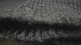 Pata Hand Woven Chunky Jute With Fringe Area Rug