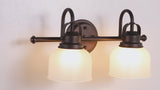 Virginia Metal/Glass LED Vanity Light