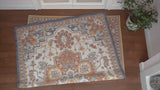 Bijan Traditional Vintage Medallion Reversible Machine-Washable Indoor/Outdoor Area Rug