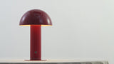 Boletus 10.75" Contemporary Bohemian Rechargeable/Cordless Iron Integrated LED Mushroom Table Lamp