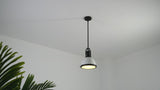 Homer Modern Industrial Iron LED Dome Pendant