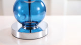 Bella 27" Glass Triple Sphere LED Table Lamp Set 2