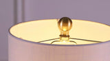 Abner 21" Glass Modern Contemporary USB Charging LED Table Lamp Set 2