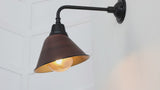Croydon 9.63"  Farmhouse Industrial Indoor/Outdoor Iron LED Gooseneck Arm Outdoor Sconce