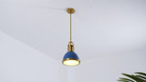 Homer Modern Industrial Iron LED Dome Pendant