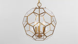 Bee 13.5" Modern Bohemian Iron/Glass LED Pendant