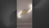 Serafina Contemporary Minimalist 360 Adjustable Silicone Neon Rope Dimmable Linear Integrated LED Flush Mount