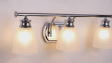 Beverly Metal/Glass Contemporary Modern LED Vanity Light