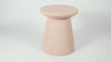 Hollie 18" Minimalist Modern Drum Accent Table Pedestal