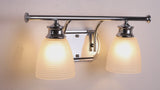 Beverly Metal/Glass Contemporary Modern LED Vanity Light