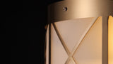 Cadence Drum Metal/Glass Flush Mount