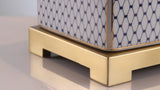 Cleo 21.5" Ceramic/Metal Ginger Jar LED Table Lamp