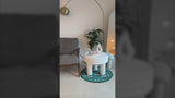 Rashida 13.5" Contemporary Minimalist Curvy Low Accent Table