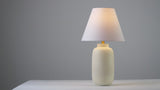 Elinore 24.5" Minimalist Scandinavian Resin/Iron Ginger Jar LED Table Lamp Set 2