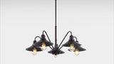 Cade 34.25" Metal Farmhouse Industrial LED Pendant
