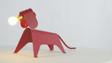 Rover 10" Modern Industrial Iron Canine LED Kids' Lamp