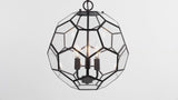 Bee 13.5" Modern Bohemian Iron/Glass LED Pendant