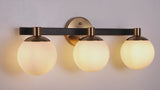 Modernist Globe Metal/Frosted Glass Modern Contemporary LED Vanity
