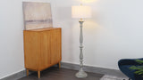 Trisha 61.5" Resin Spindle LED Floor Lamp