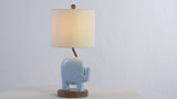 Ellie Bohemian Designer Iron/Resin Elephant LED Kids Table Lamp with Phone Stand and USB Charging Port