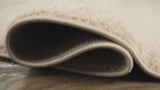 Haze Solid Low-pile Area Rug Ivory