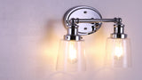 Beverly Iron/Seeded Glass Classic Cottage LED Vanity Light