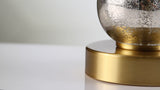 February 21" Glass/Metal LED Table Lamp