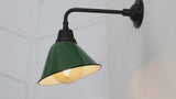 Croydon 9.63"  Farmhouse Industrial Indoor/Outdoor Iron LED Gooseneck Arm Outdoor Sconce
