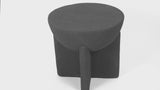 Brady 16.25" Minimalist Modern Drum Indoor/Outdoor Accent Table