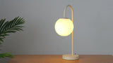Arco 18.25" Iron/Glass Minimalist Mid Century Globe LED Table Lamp