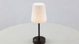 Carson 12.75" Modern Minimalist Iron Rechargeable Integrated LED Table Lamp
