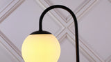 Arco 18.25" Iron/Glass Minimalist Mid Century Globe LED Table Lamp