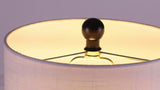 Abner 21" Glass Modern Contemporary USB Charging LED Table Lamp Set 2