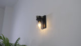 Bungalow Iron/Seeded Glass Rustic Farmhouse LED Vanity Light