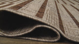 Sukie Modern Offset Stripe Indoor/outdoor Area Rug