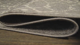 Moroccan Hype Boho Vintage Diamond Area Rug Gray/Ivory