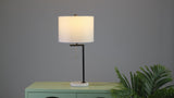 Alyssa 24.5" Metal/Marble LED Table Lamp