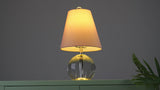 Goddard 16" Crystal Ball/Metal LED Table Lamp