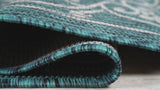 Charleston Vintage Filigree Textured Weave Indoor/outdoor Area Rug