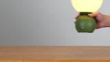 Fatima 9.5 in. Modern Minimalist Metal Rechargeable Integrated Dimmable LED Table Lamp with Touch Sensor