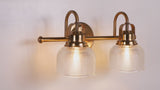 Virginia Metal/Glass LED Vanity Light