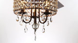 Becky 52" Crystal LED Fan With Remote